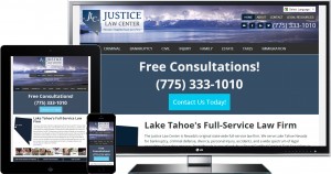 A look at the latest law firm web design from Nevada Central Media.