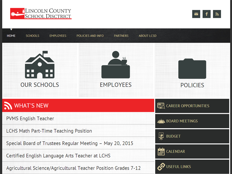 Take a look at the updated web design for the Lincoln County School District by Nevada Central Media.